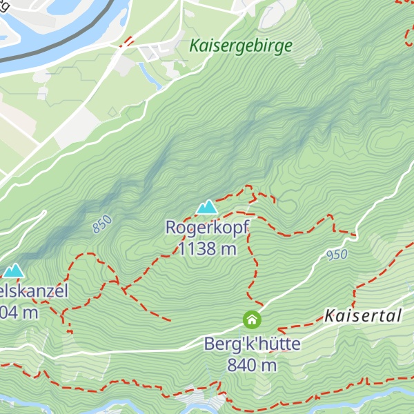 Map of Rogerkopf