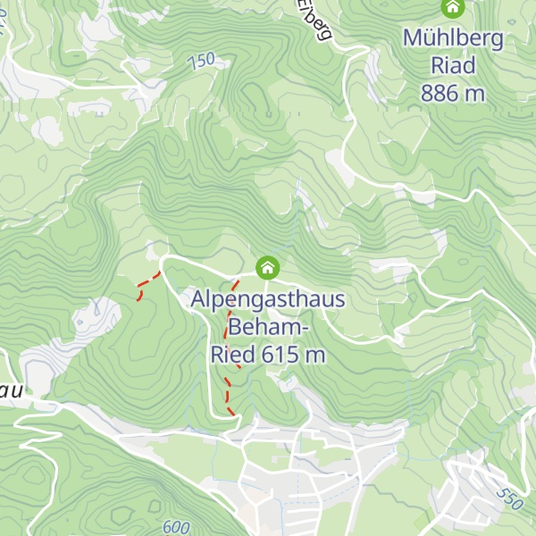 Map of Alpengasthaus Beham-Ried