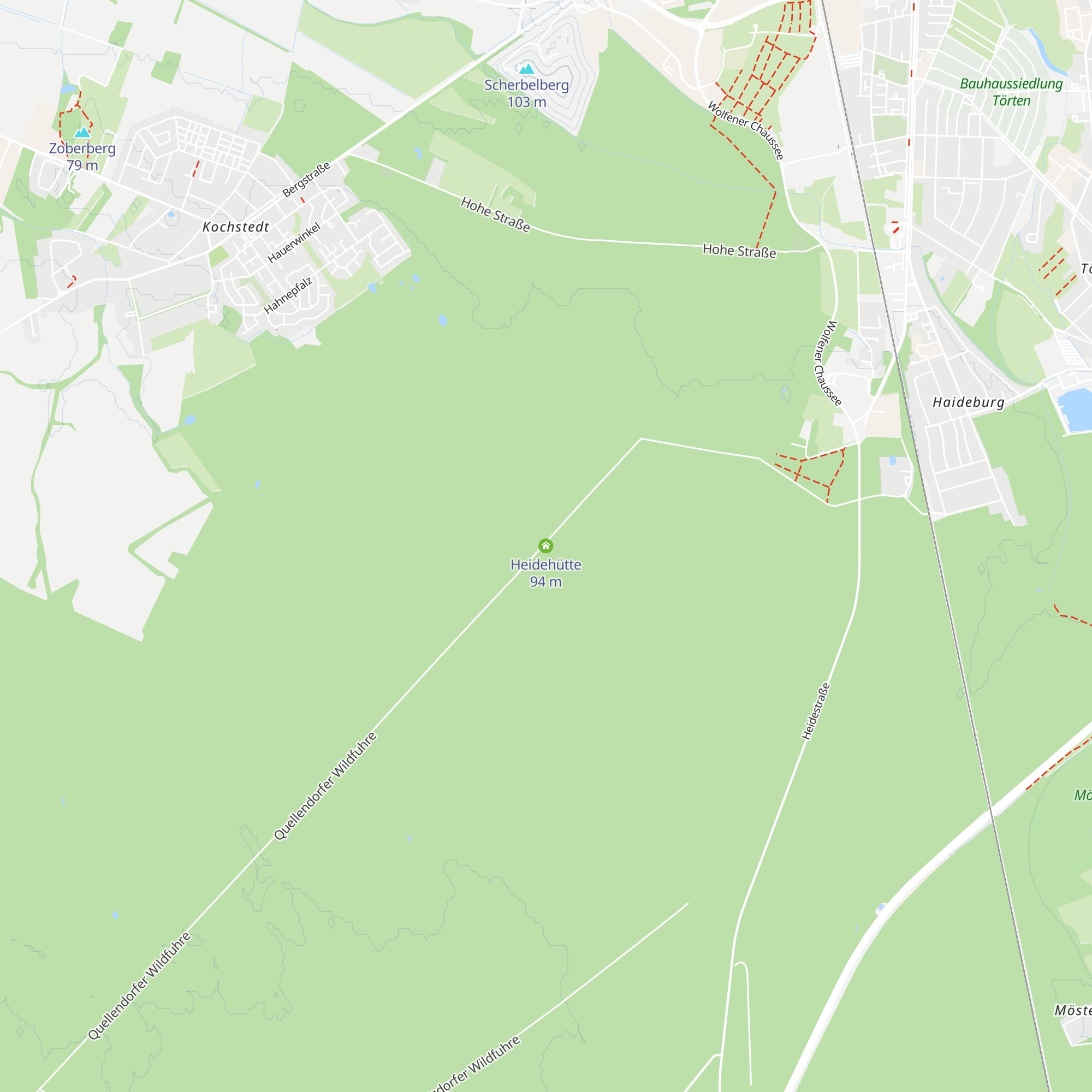 Heidehütte map