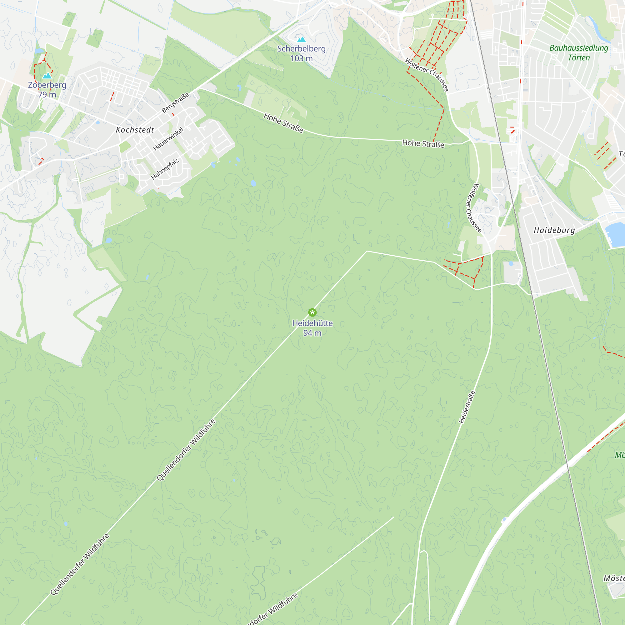 Heidehütte map