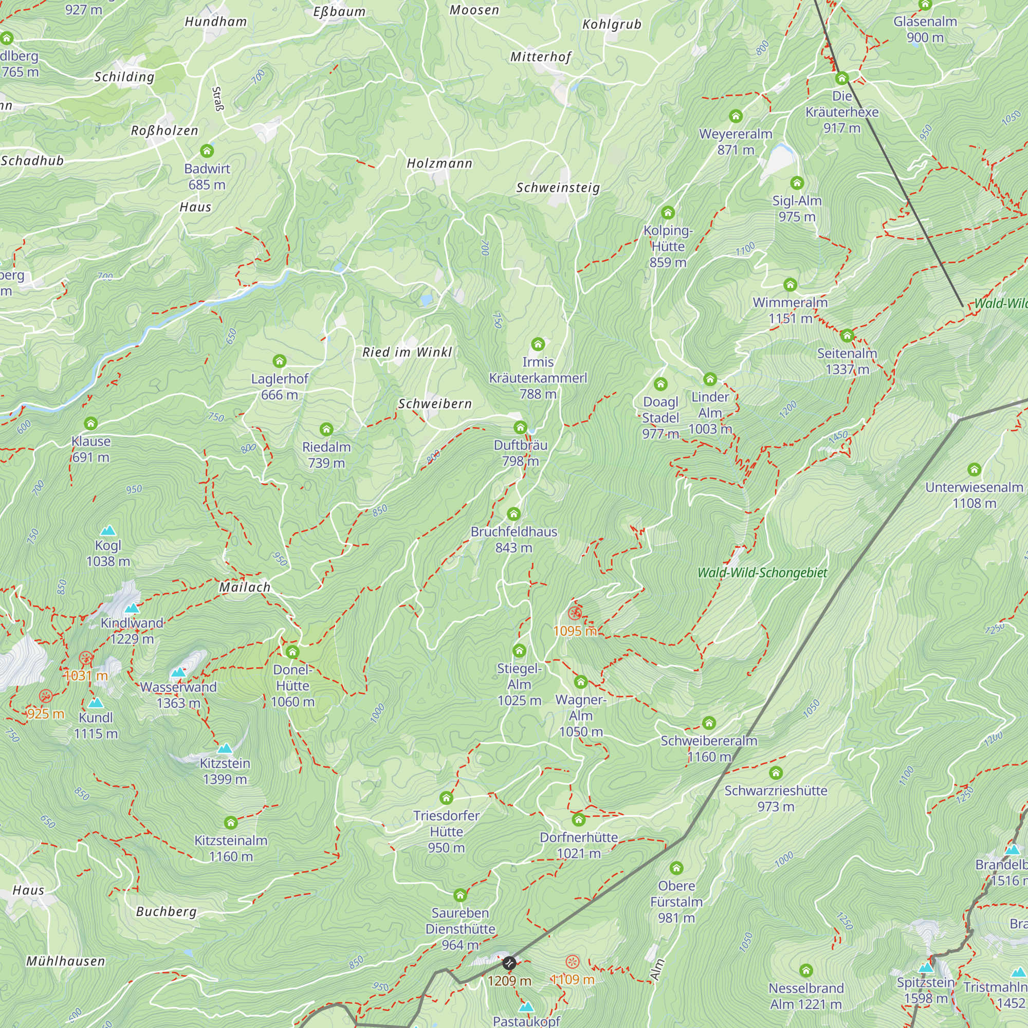 Bruchfeldhaus map