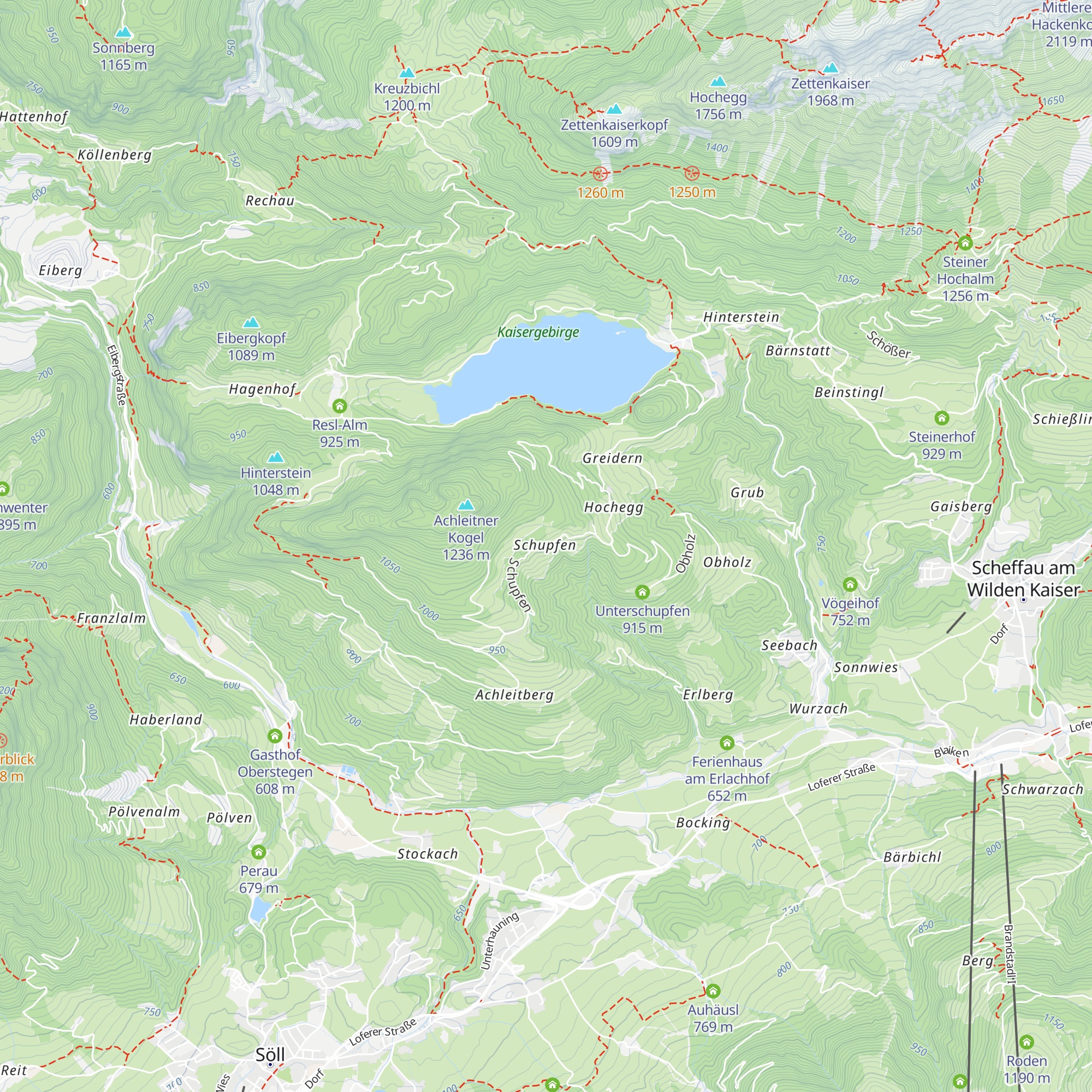 Schupfen map
