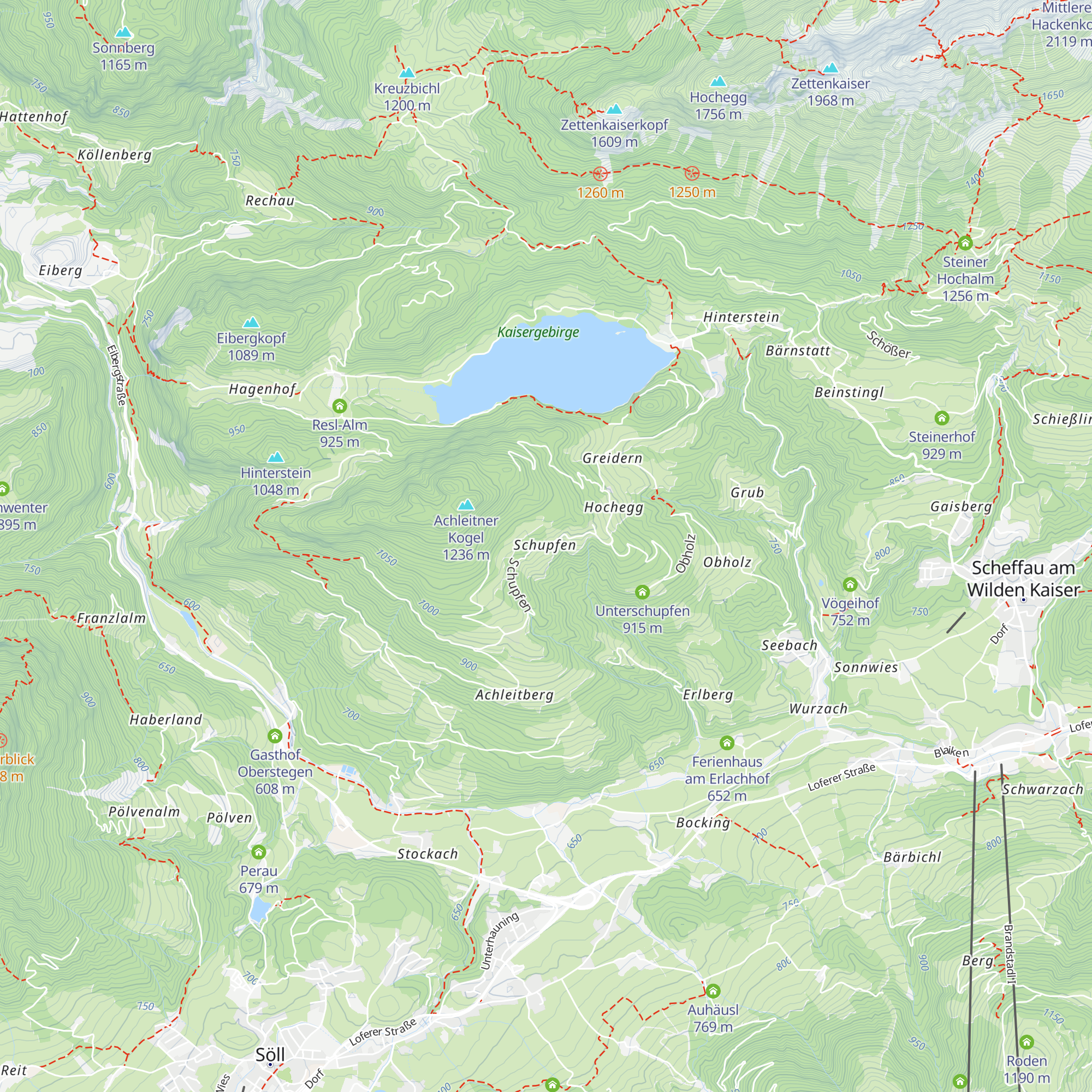 Schupfen map