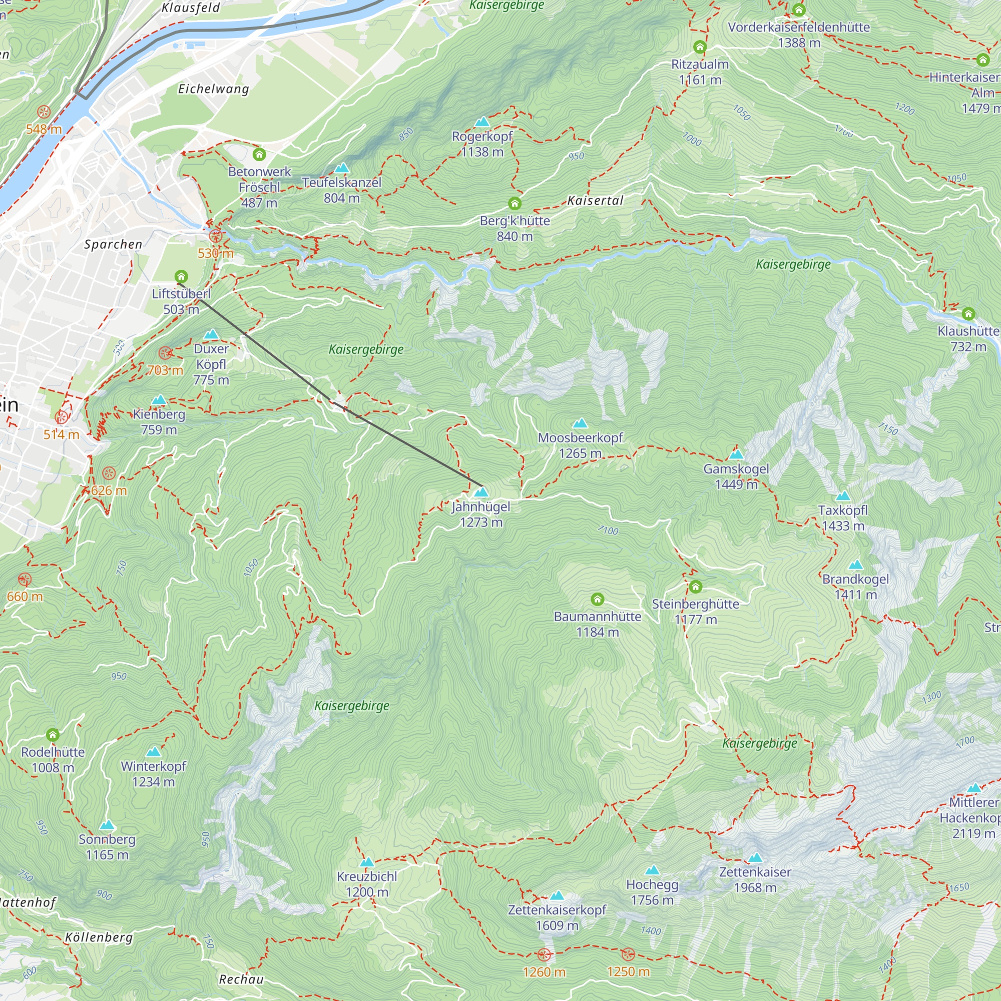 Brentenjoch-Alm map