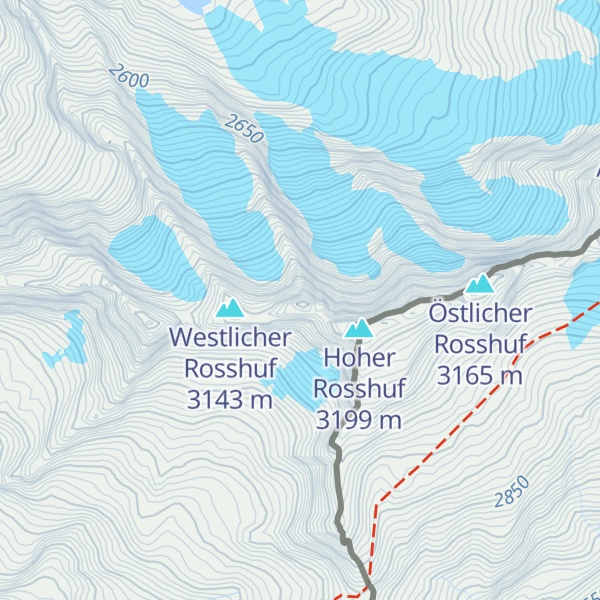 Map of Mittlerer Rosshuf