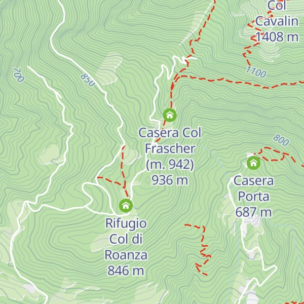 Map of Casa Prà Furlan