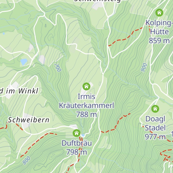 Map of Irmis Kräuterkammerl