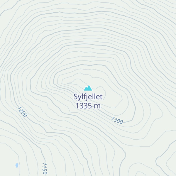 Map of Sylfjellet