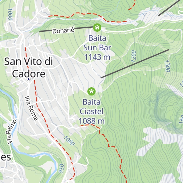 Map of Baita Ciastel