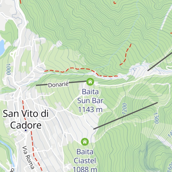 Map of Hotel Meublé Barancio