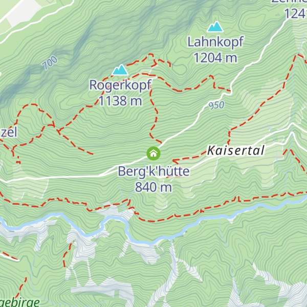 Map of Berg'k'hütte
