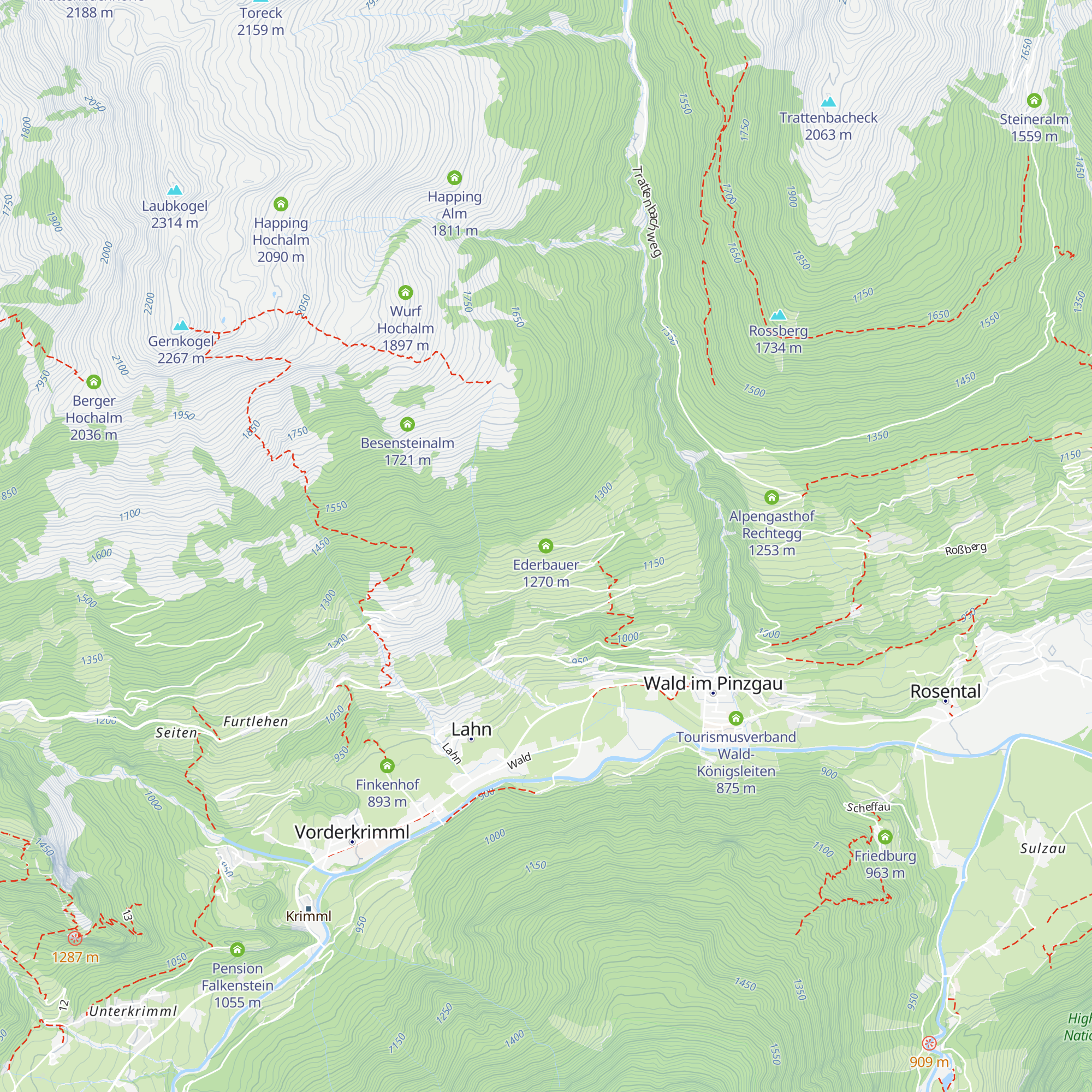 Ederbauer map