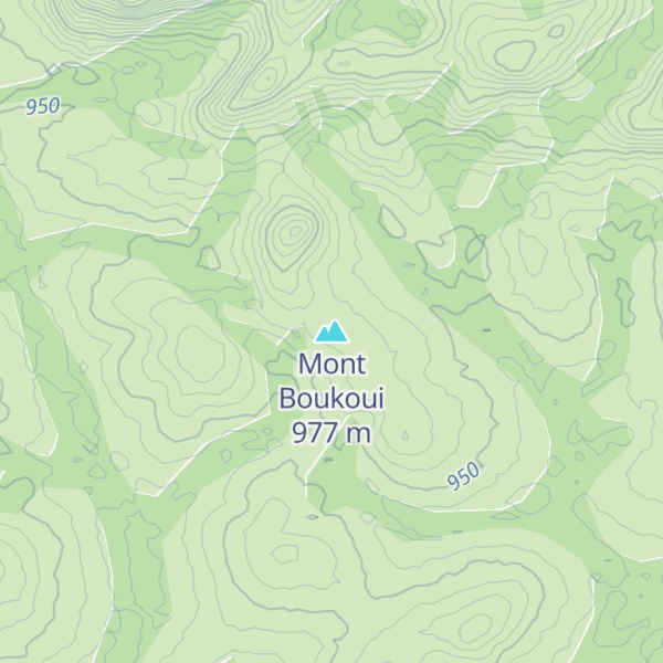 Map of Mont Boukoui