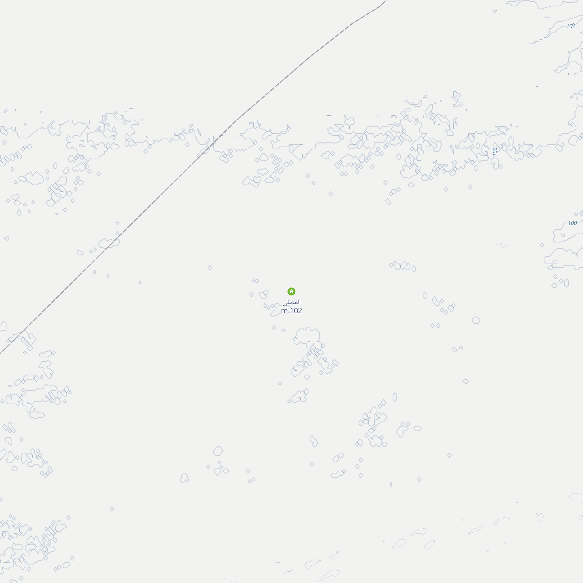 المصلى map