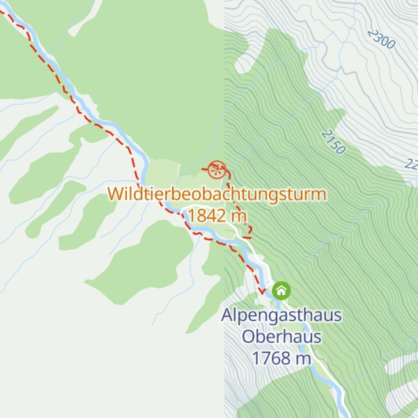 Map of Oberhausalm