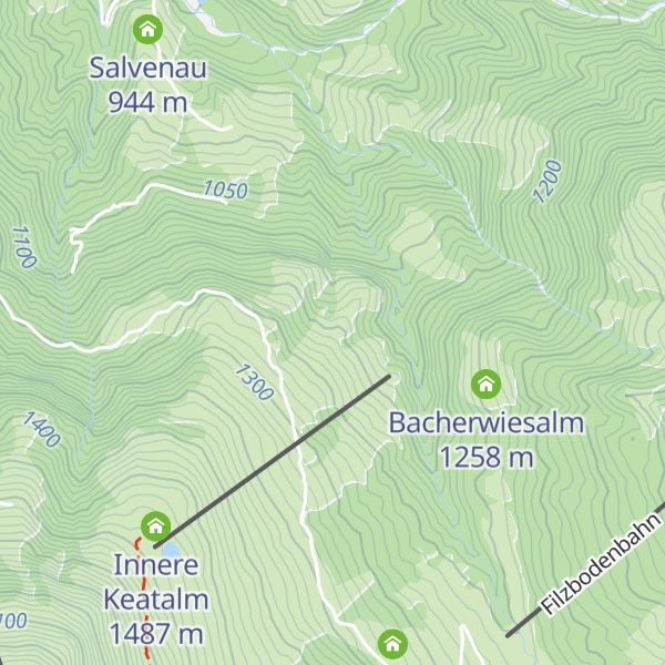 Map of Siller Alm