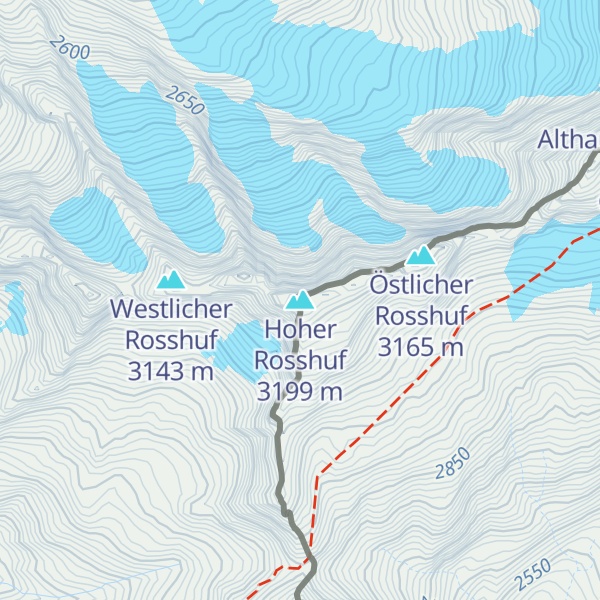Map of Hoher Rosshuf