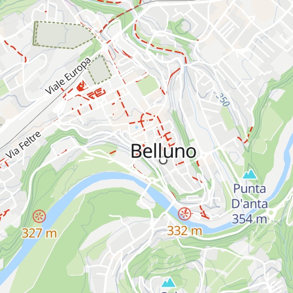 Map of Ufficio Turistico di Belluno - IAT