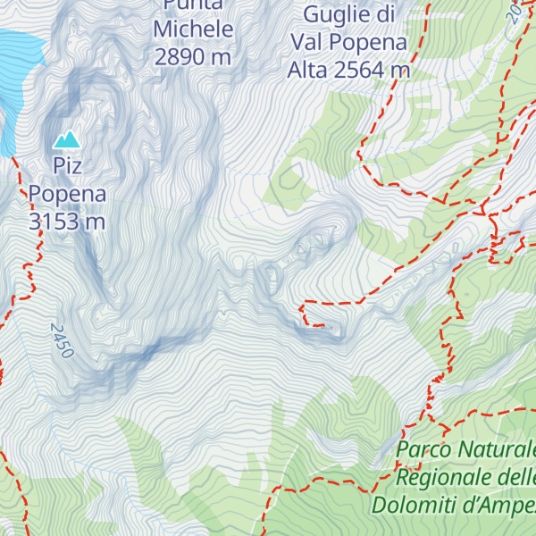 Map of Croda di Pausa Marza