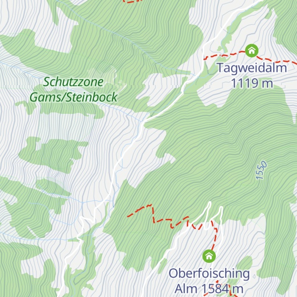Map of Unterfoisching Alm