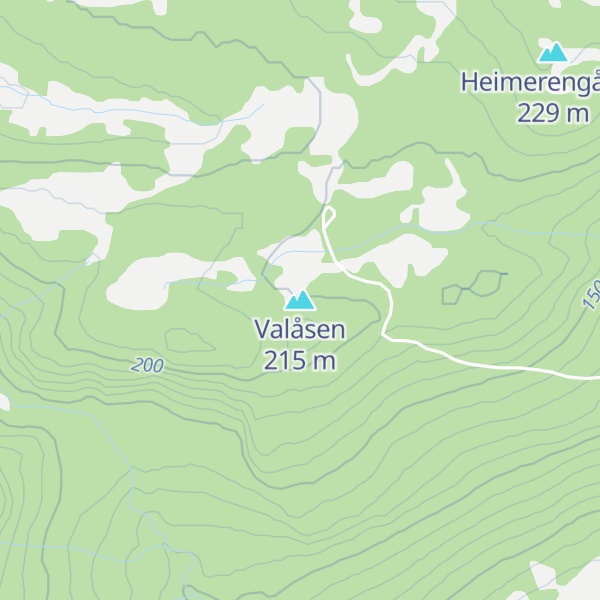 Map of Valåsen