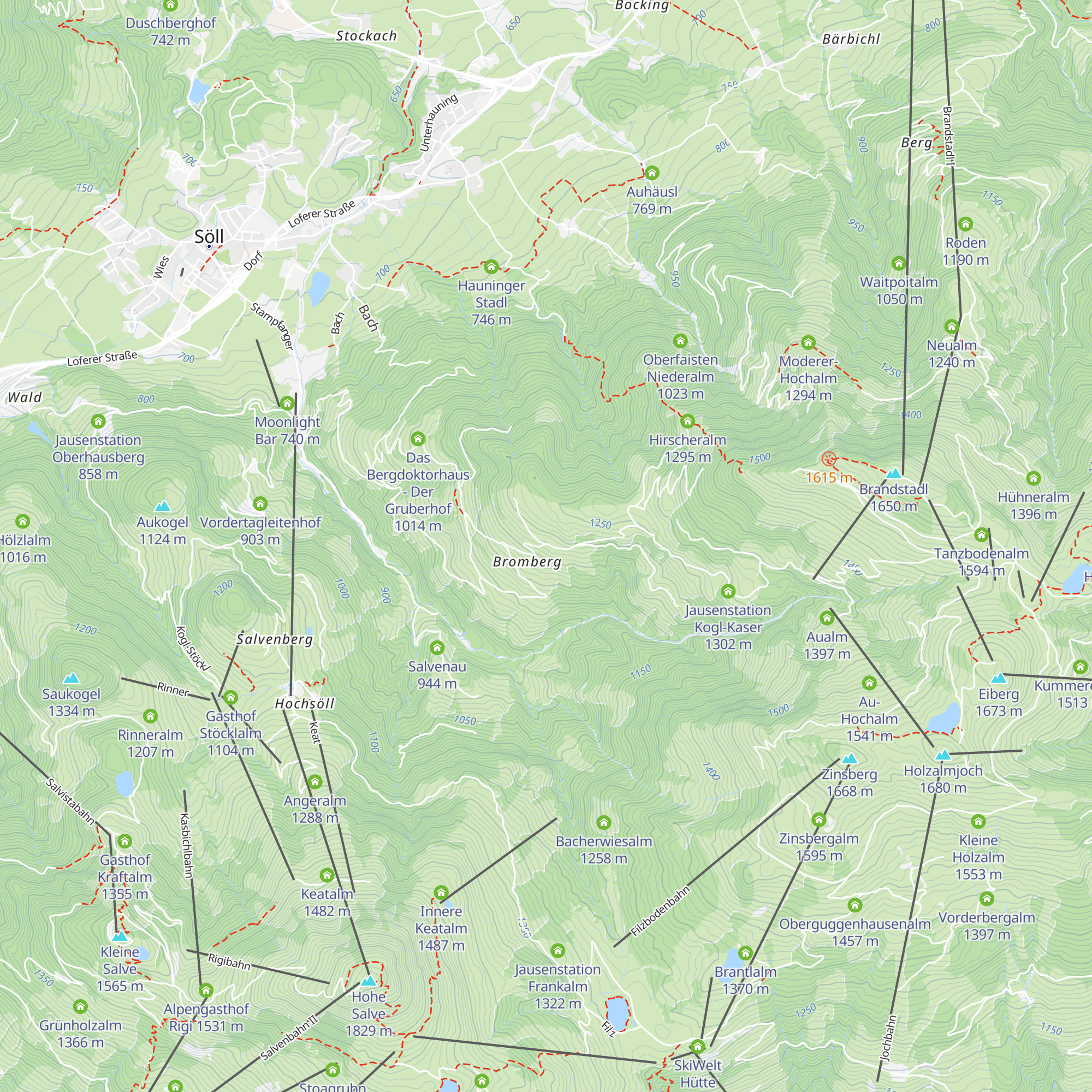 Alpengasthof Gruberhof map