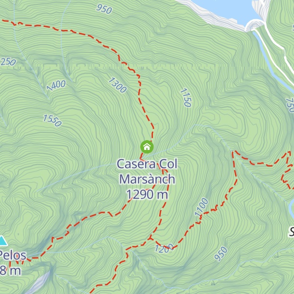 Map of Casera Col Marsànch