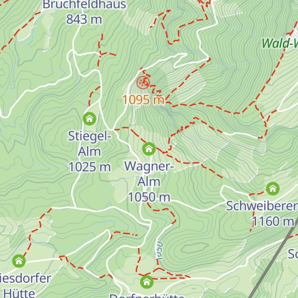 Map of Wagner-Alm