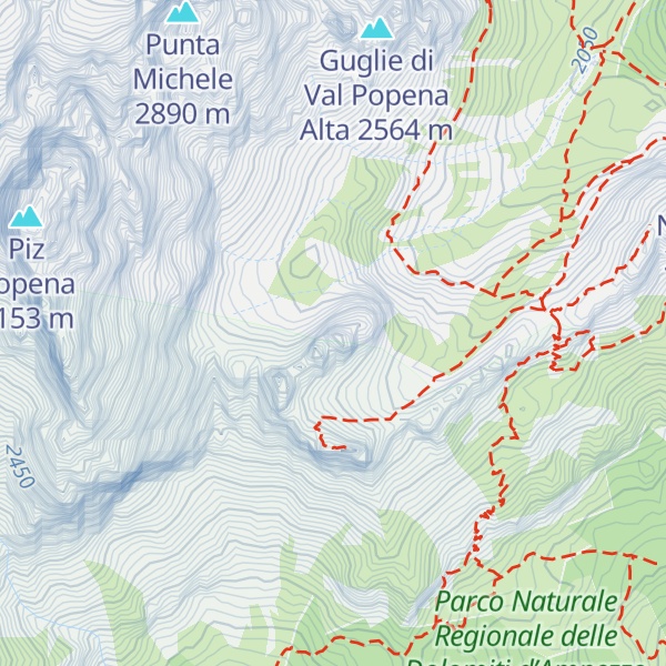 Map of Torre NE di Popena