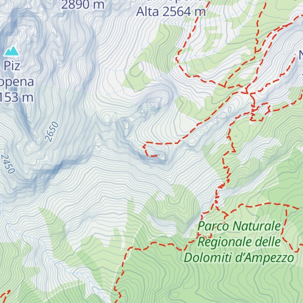 Map of Corno d'Angolo
