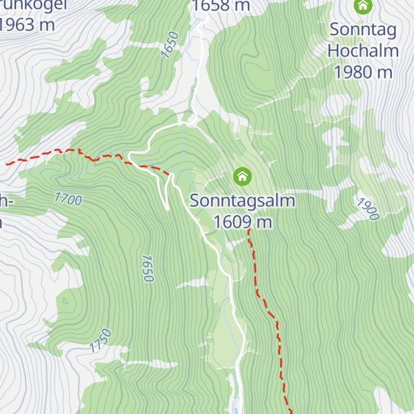 Map of Niederalm