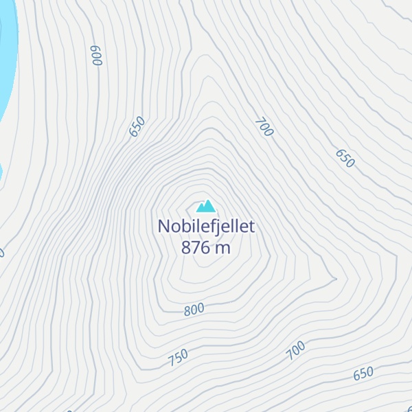 Map of Nobilefjellet