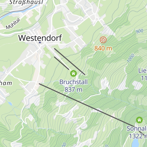 Map of Bruchstall