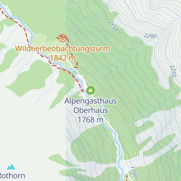 Map of Alpengasthaus Oberhaus