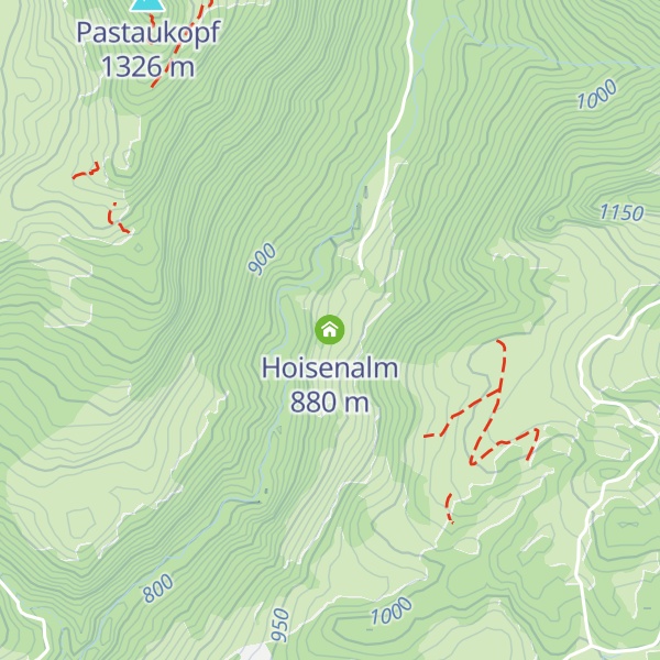 Map of Hoisenalm