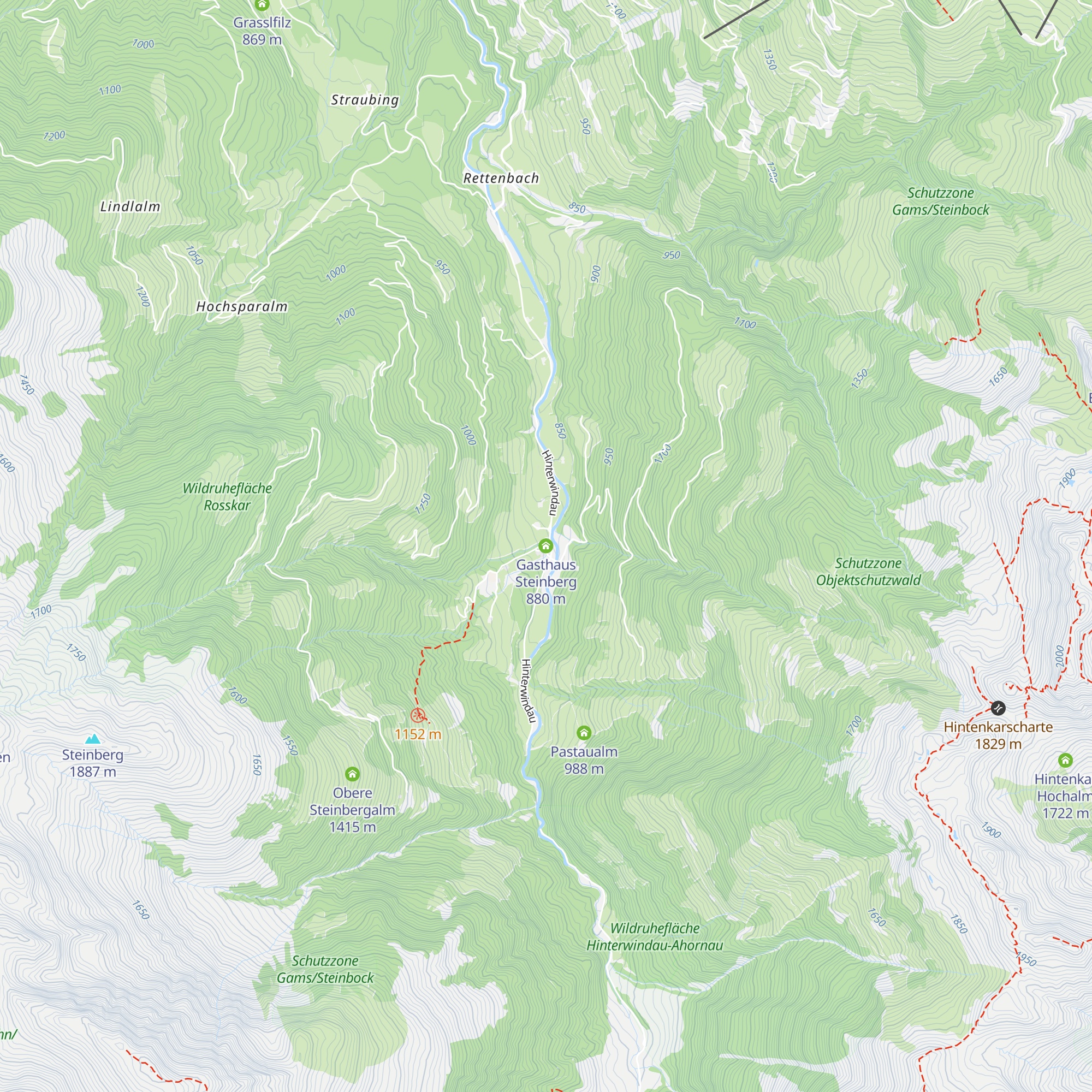 Gasthaus Steinberg map