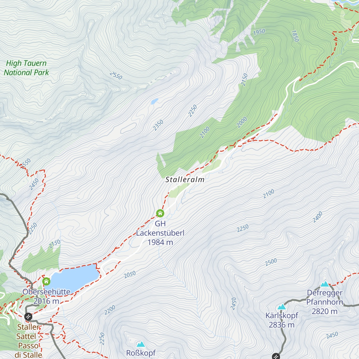 Außerwegerhütte map