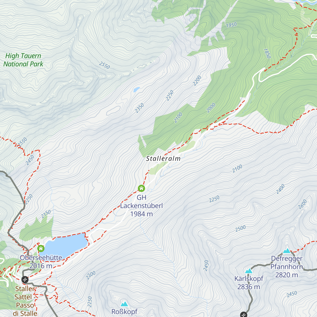 Außerwegerhütte map