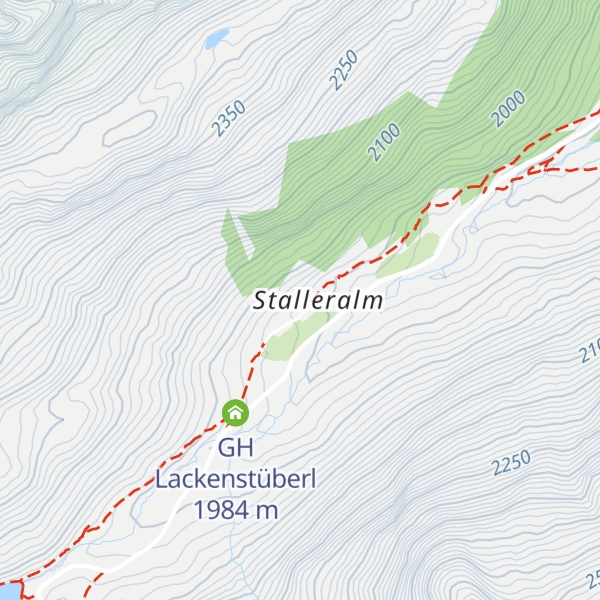 Map of Außerwegerhütte