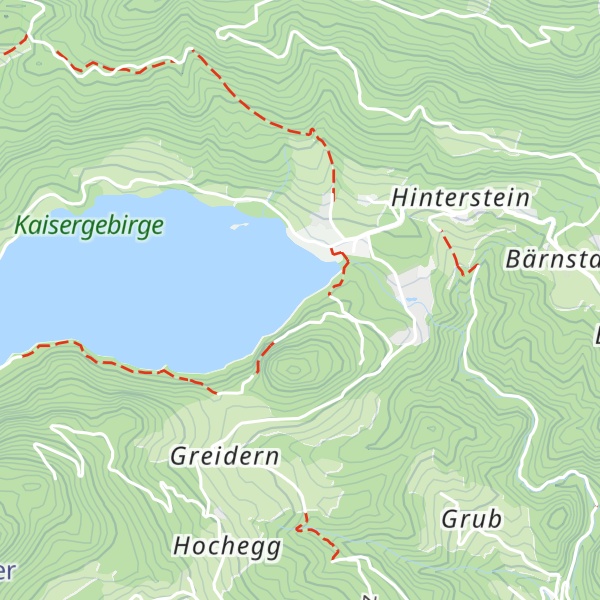 Map of Klippenspringen Hintersteinersee
