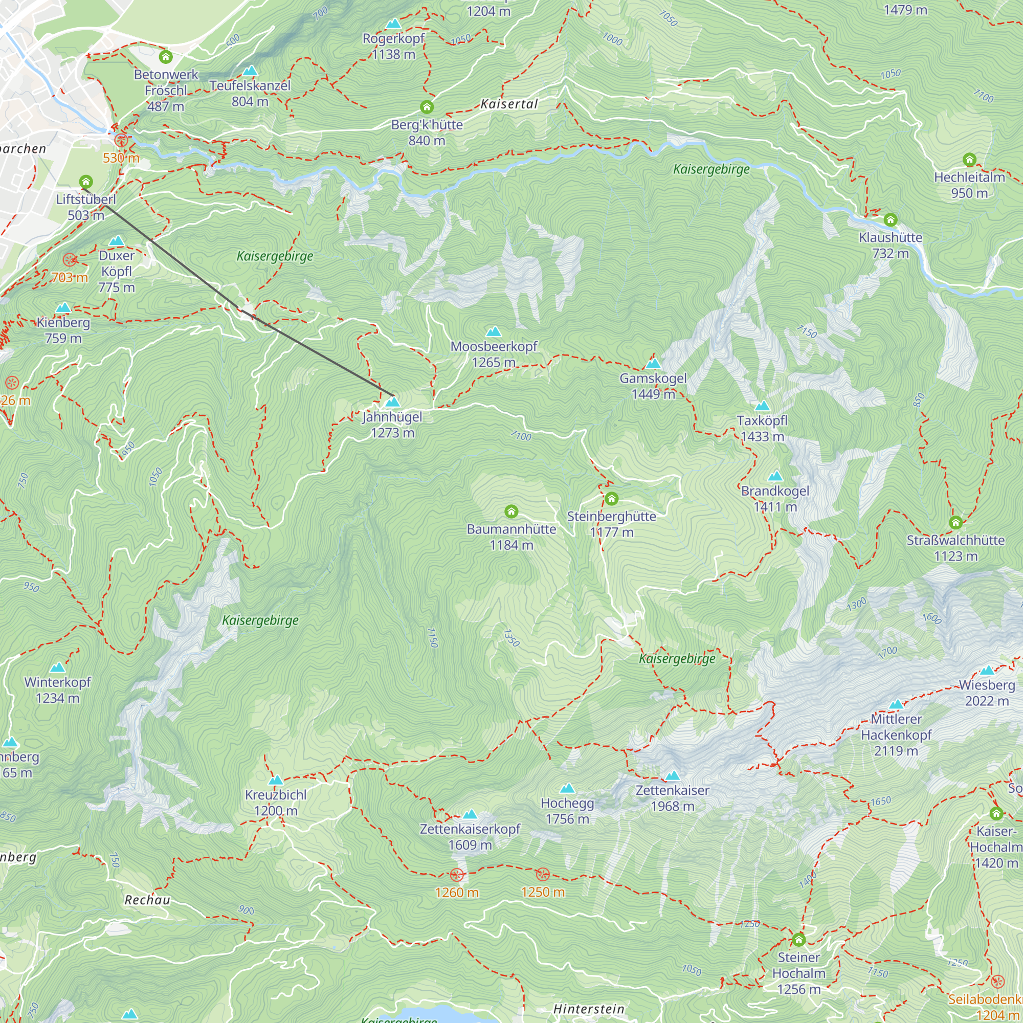 Baumannhütte map