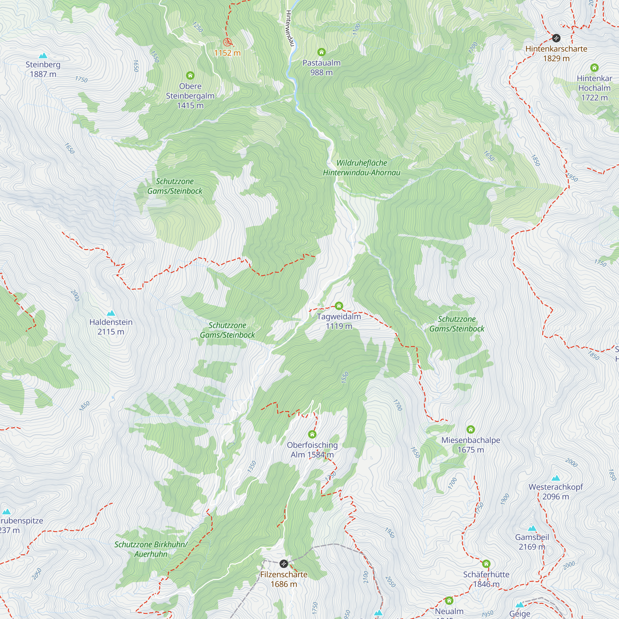 Gamskogelhütte map
