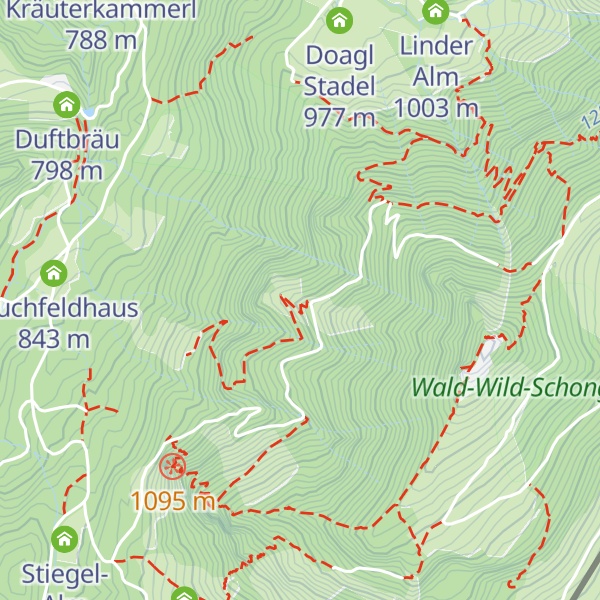 Map of Steineckhütte