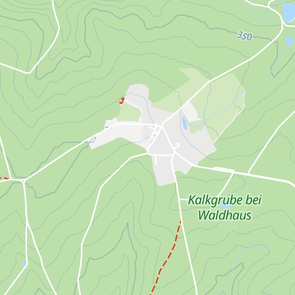 Map of Wanderschutzhütte Waldhaus