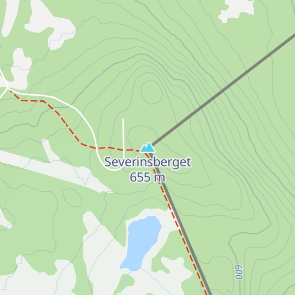 Map of Severinsberget