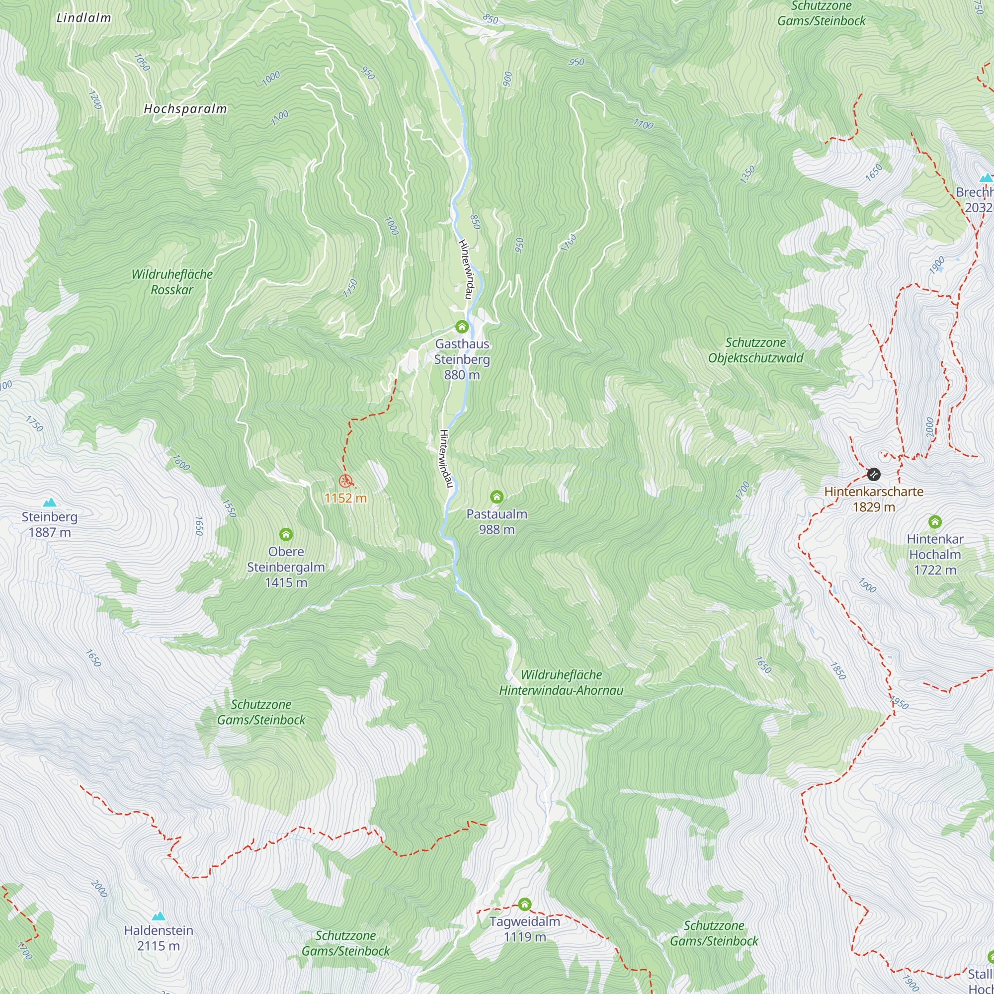 Pastaualm map