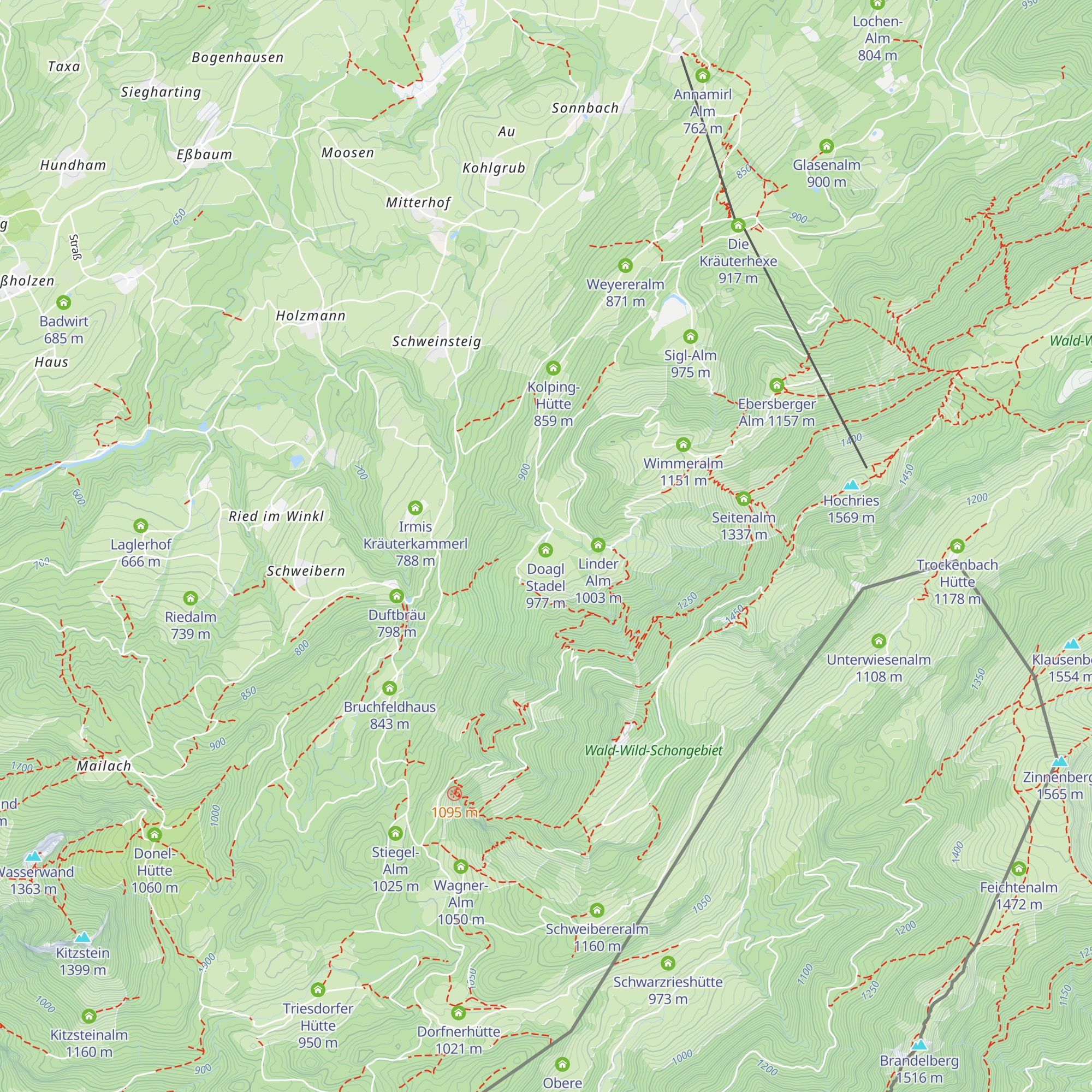 Doaglalm map