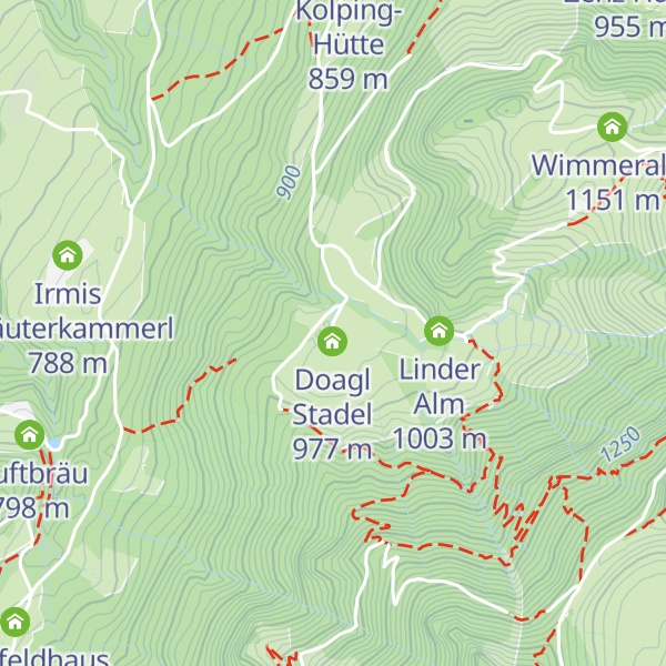Map of Doaglalm