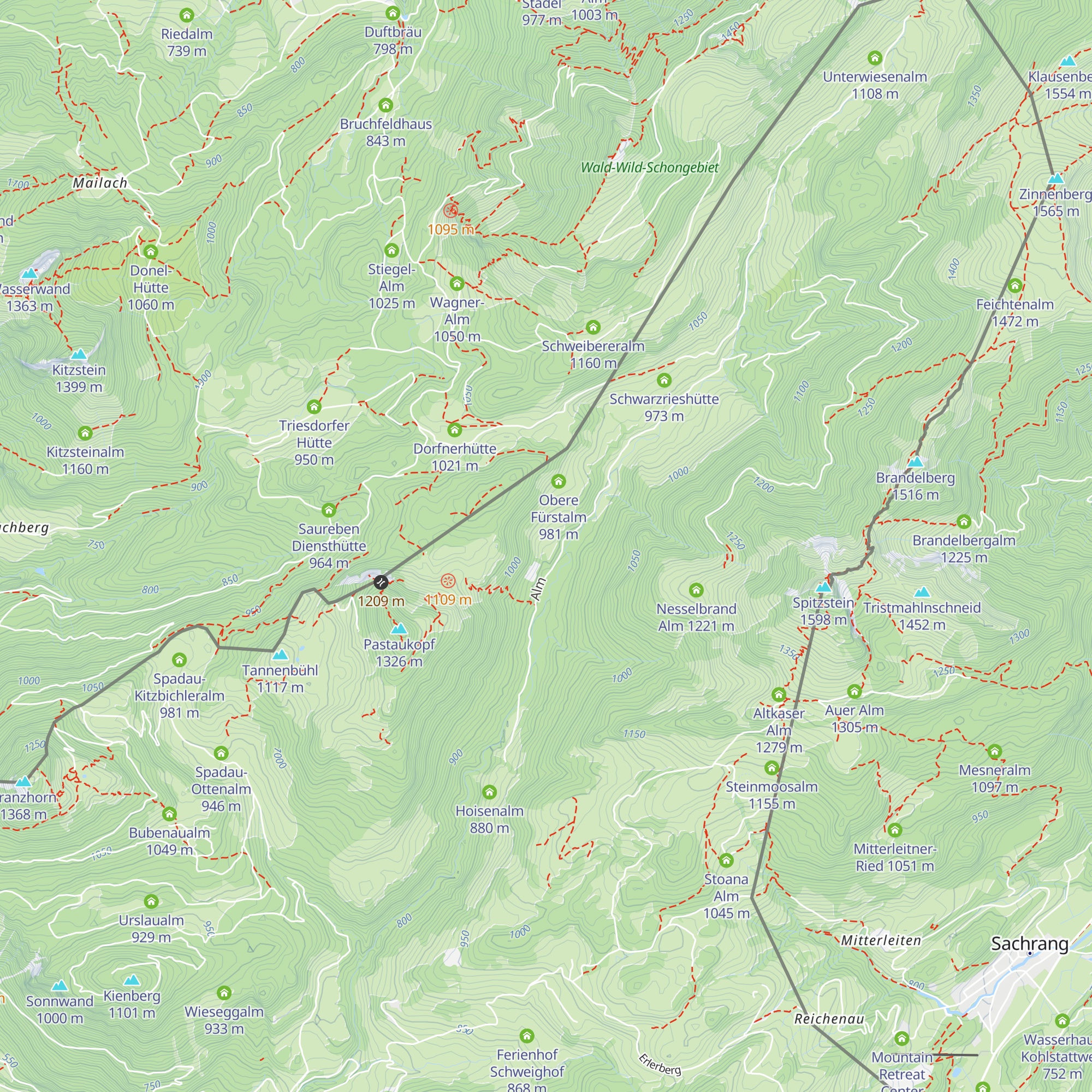 untere Fürstalm map