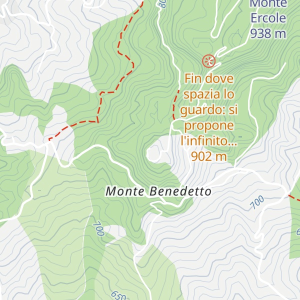Map of Monte San Silvestro